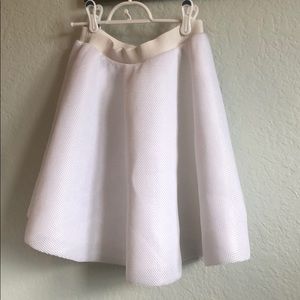 White Mesh Skirt H&M Size 6